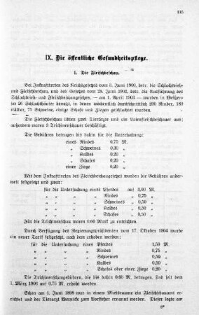 IX. Oeffentliche Gesundheitspflege