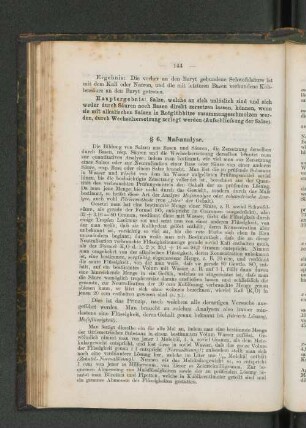 § 6. Maßanalyse.