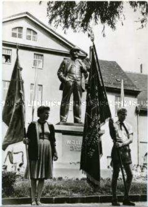 Das Lenin-Denkmal in Eisleben