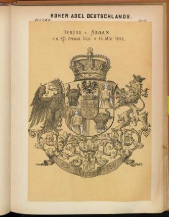 Taf. 86. Herzog v. Sagan.