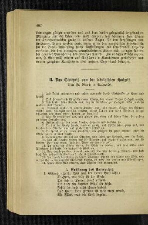 ¬Das¬ Gleichniß von der königlichen Hochzeit