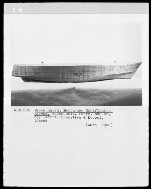 Fähre, Bau-Nr. 657, Werft Orenstien und Koppul, Lübeck