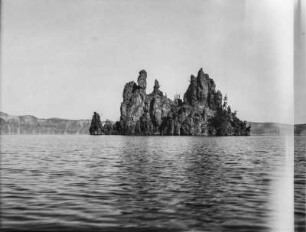 Phantom Ship Island : Phantom Ship Island, eine Insel aus Lavagestein im Crater Lake