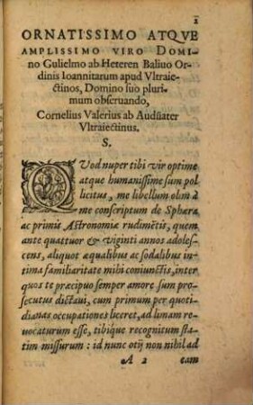 De Sphaera et primis Astronomiae Rudimentis libellus