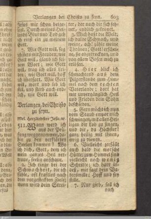 Verlangen bei Christo zu seyn.