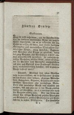 Fünfter Dialog
