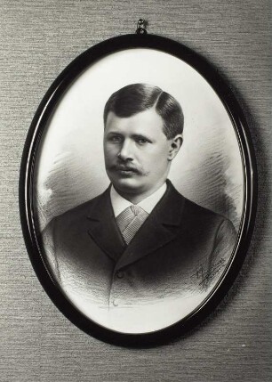 Porträt Carl Bauch (Mitbegründer der Gelbgießerei Bauch & Gleisberg in Roßwein)