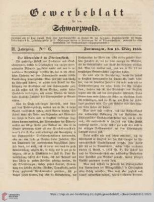 Nro. 6 (13. März)