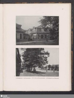 Wolfenbüttel. Das Lessinghaus, 1777–81 von Lessing bewohnt