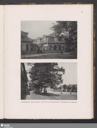 Wolfenbüttel. Das Lessinghaus, 1777–81 von Lessing bewohnt