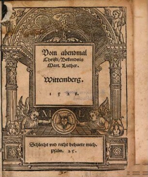 Vom abendmal Christi : Bekendnis