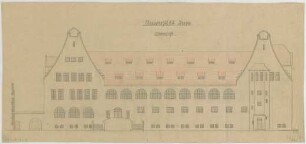 Fischer, Theodor; Jena; Universität - Ostseite (Ansicht)