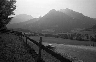Ramsau: Panoramablick von erhöhter Stelle, nach Osten
