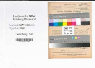 Entnazifizierung Karl Tietenberg, geb. 20.07.1904 (Lehrer)
