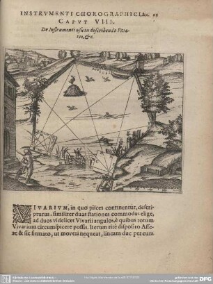 Caput VIII. De Instrumenti usu in describendo Vivario, etc.
