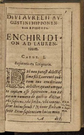 Enchiridion Ad Laurentium