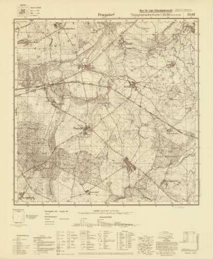 2446 Pragsdorf, Topographische Karte 1:25000 (4cm - Karte)