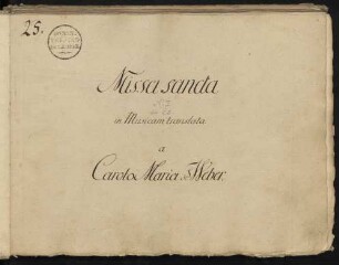Messen; V (4), Coro, orch; Es-Dur; J 224; WeV A.2