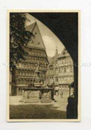 WHW-Postkarte: Hildesheim, Knochenhauer Amtshaus
