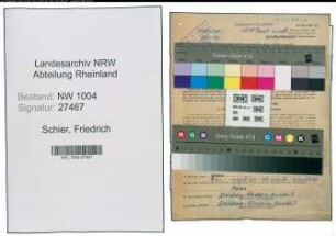 Entnazifizierung Friedrich Schier , geb. 22.03.1913 (Arbeiter)