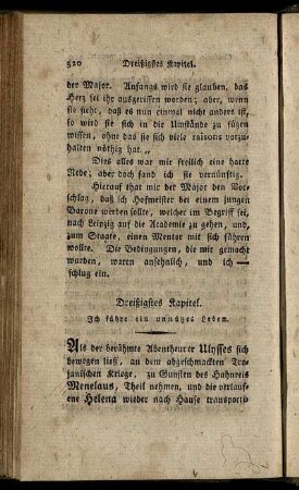 Dreißigstes Kapitel.