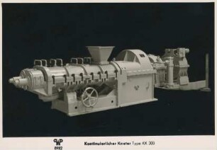Kontinuierlicher Kneter "Type KK 300" der Werner & Pfleiderer Maschinenfabrik & Ofenbau
