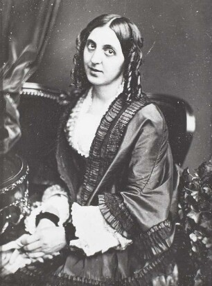 Damenbildnis : H. Krone, 1853