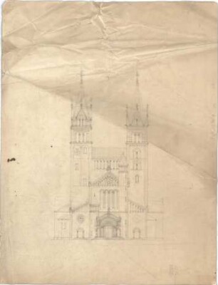 Schmidt, Heinrich von; München; St. Maximilian - Ansicht