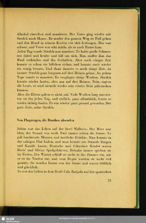 Von Flugzeugen, die Bomben abwerfen