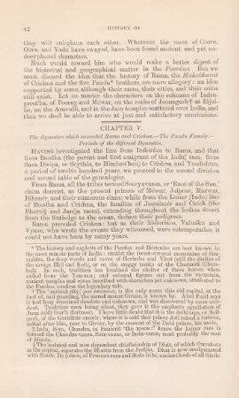 Chapter V. The dynasties which succeeded Rama and Crishna ...