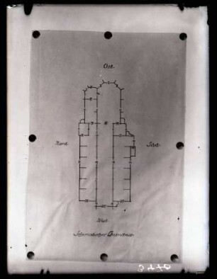 Stiftskirche; schematischer Grundriß