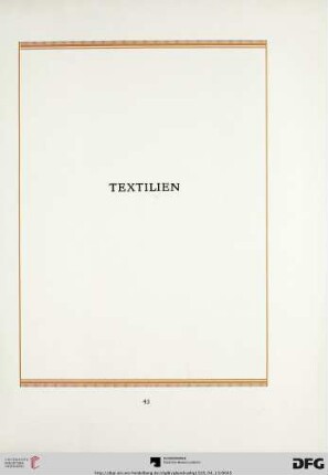 Textilien (Nr. 153-212)