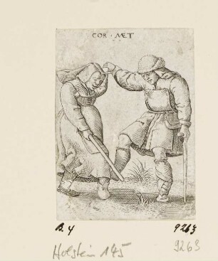 Tanzendes Paar auf Krücken, Blatt 8 der Folge "Tanzende Bettler"
