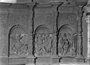Szenen der Jugend und Passion Christi