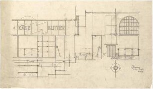 Döllgast, Hans; München; Hindelang Imperial - Geschäftseingang (Ansicht; Wandansicht)