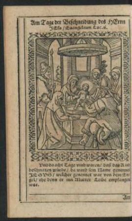Am Tage der Beschneidung des Herrn Jesu/ ...