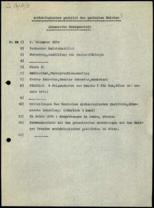 Anlage II. Antworten