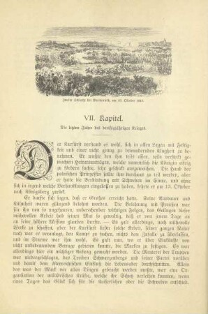 VII. Kapitel. Die letzten Jahre des dreißigjährigen Krieges