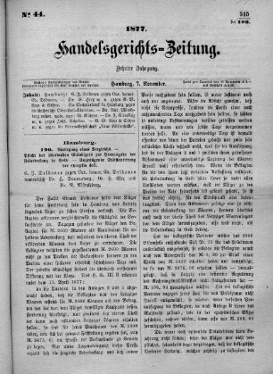 No. 44. 7. November 1877