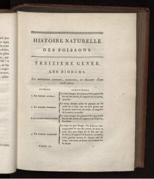 HISTOIRE NATURELLE DES POISSONS