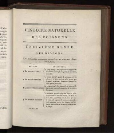 HISTOIRE NATURELLE DES POISSONS