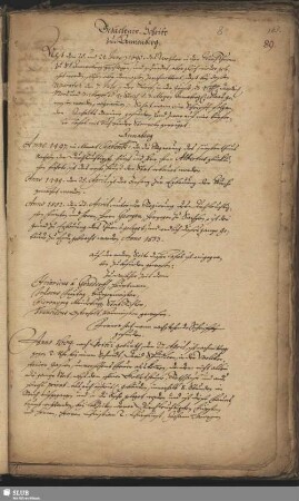 Bl. 8. Gedächtnis - Schrift zu St. Annenberg.