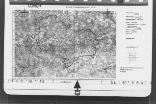Lorch (Forstbezirksnr. 158): Bildflugnr. 346 Flugstreifen 7-10, Los 10/90 Sturmbefliegung, Bildflugcode 158346018, Maßstab 1:18000