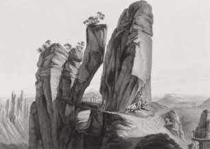 Das Tor auf Neu-Rathen in der Nähe der Bastei