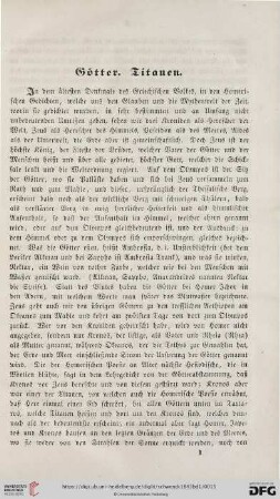 I. Himmel, Feuer, Licht und Nacht, Sonne, Mond, Gestirne, Winde, Zeugung