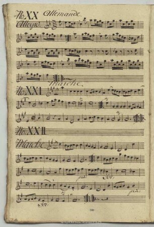 20. Anonymus, Allemande, F-Dur
