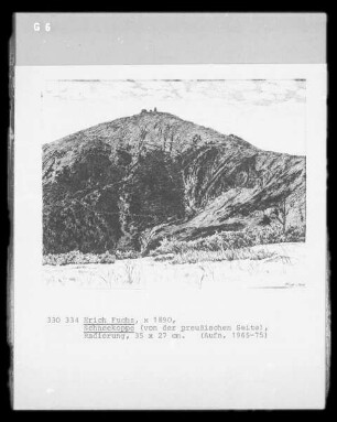 Schneekoppe von der preußischen Seite