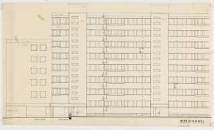 Wohnhäuser Seestraße 50-55 / Turiner Straße 51 / Lagerhalle Amsterdamer Straße 22, Berlin-Wedding: Ansicht 1:50