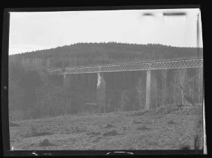 Freudenstadt, Strecke Horb-Hausach, Bahnbrücke bei Loßburg-Rodt, Fliegerschäden