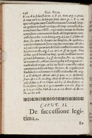 Caput II. De successione legitima.